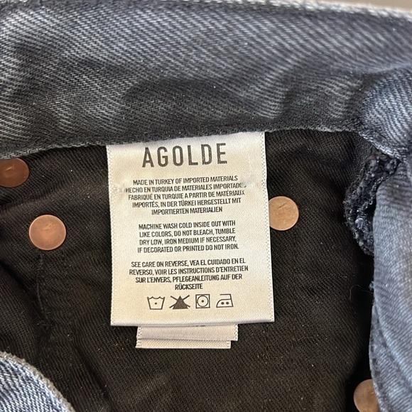 NWT Aritzia AGOLDE High Rise Vintage Boot in Percolate size 23 - Picture 10 of 11